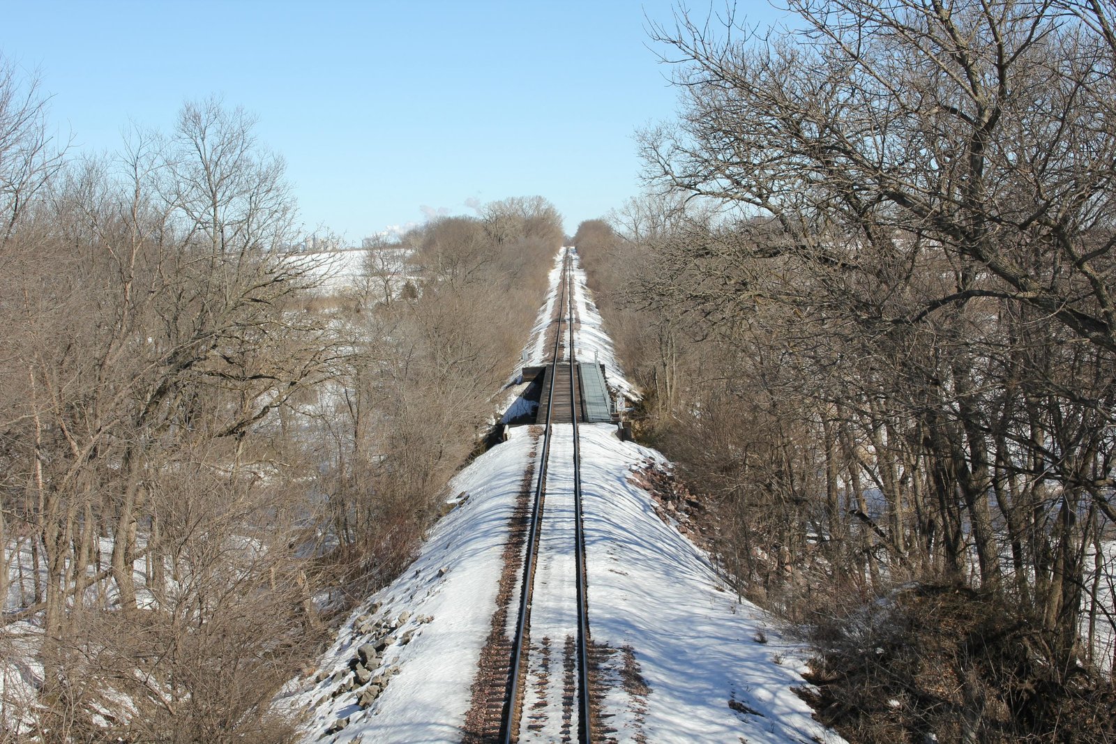Looking north from 220th Street